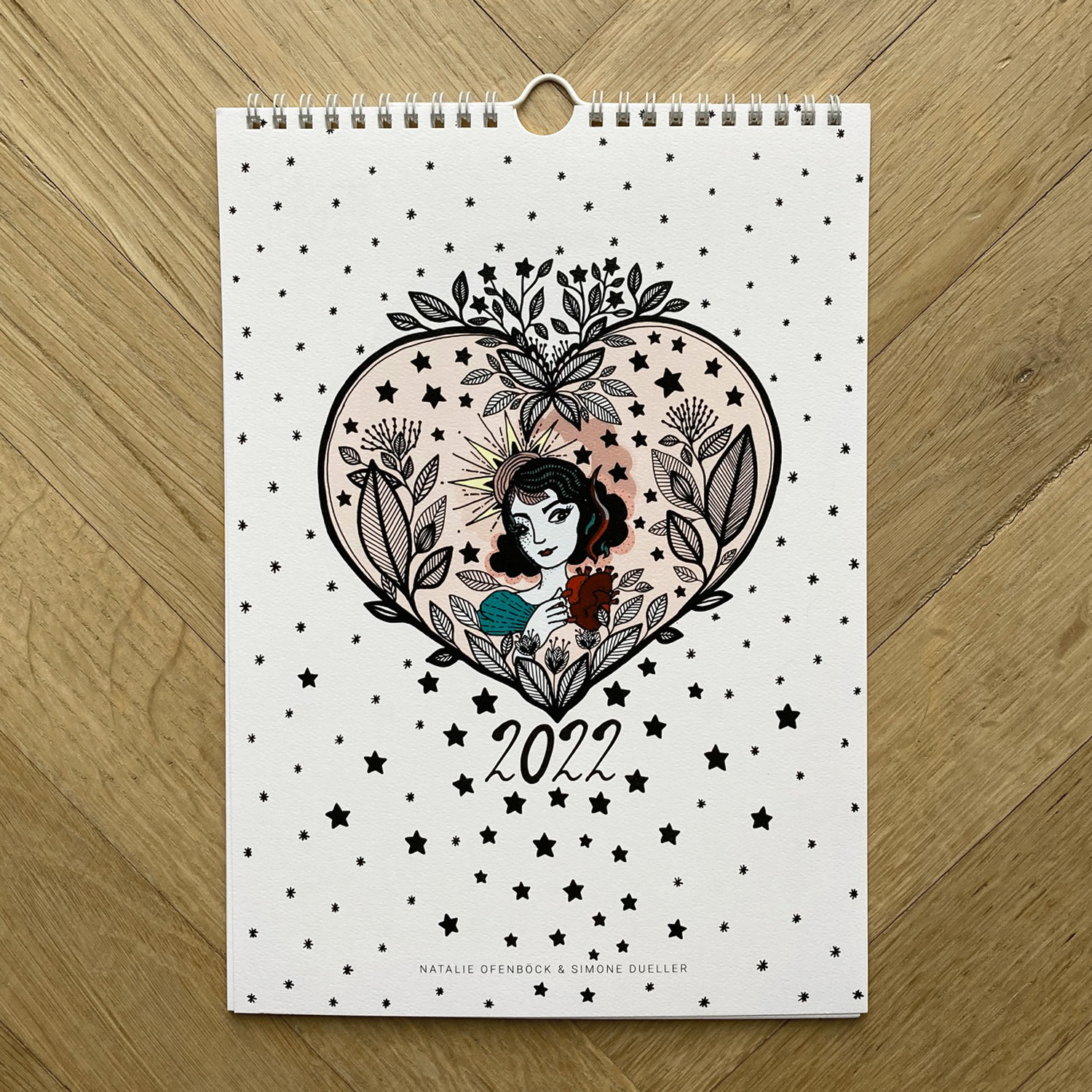 Kalender 2022 mit Illustrationen von Natalie Ofenboeck und Simone Dueller